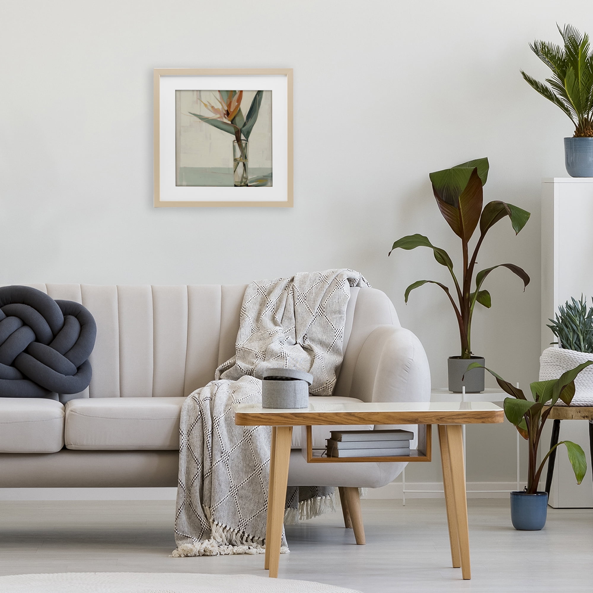Stupell Industries Exotic Island Bloom Birch Framed Print Under Glass, design by Svetlana Aleynikova