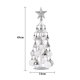 thumbnail image 3 of Mini árbol de Navidad Soporte de exhibición Artesanía Regalo Marco de hierro Bola de Navidad (Plata), 3 of 8