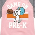 thumbnail image 3 of Peanuts - Game On Pre-K - Toddler And Youth Girls Raglan Graphic T-Shirt, 3 of 5