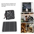 thumbnail image 4 of Kit de Ventilador de Escape de Energía Solar, Profesional de Ventiladores de Escape Solar Conergía Solar Monocristalina de 50W 12V para al aire libre, 4 of 7