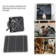 thumbnail image 4 of Kit de Ventilador de Panel Solar ANGGREK Ventilador de Escape 50W 12V Para Exteriores, 4 of 7