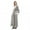Gray, variant on AOOCHASLIY Bath Robes for Women Clearance Plush Robes Splice Thicken Coral Fleece Robe Bathrobe Gown Pajamas Sleepwear Pocket