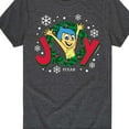 thumbnail image 3 of Inside Out 2 - Joy Wreath  - Boy's Toddler And Youth Short Sleeve Graphic T-Shirt, 3 of 5
