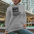 thumbnail image 2 of Side Chick, Mashed Potatoes, Gravy, Green Bean Casserole, Thanksgiving Day Themed Merch Gift, Heather Grey Hooded Sweatshirt or Hoodie, 3XL, 2 of 5