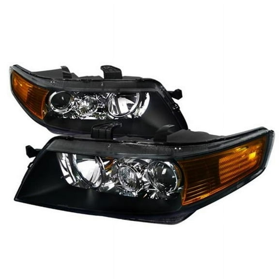 Spec-D Tuning  Projector Headlights for 04 to 05 Acura TSX - Black - 20 x 11 x 27 in.