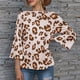 thumbnail image 3 of Blusas sueltas casuales, blusa de manga acampanada, camisa tipo túnica informal, camisa holgada, funcionamiento suave, 3 of 6
