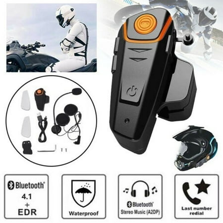poeder Jong Onderzoek Motorcycle Helmet Bluetooth Stereo Headset Motorbike Waterproof | Walmart  Canada