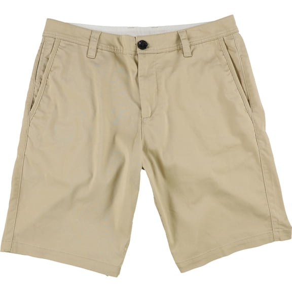 Armani Mens Cotton Casual Bermuda Shorts, Beige, 38