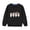 Black, variant on Odeerbi Kids Boys Girls Halloween Ghost Crewneck Sweatshirts Fall Winter Cotton Sweatshirt Kids Kids Cute Solid Color Halloween Print Long Sleeve Sweatshirts Top Kids Clothes Black