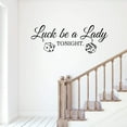 thumbnail image 1 of VWAQ Luck Be a Lady Tonight Song Lyrics Wall Decal - Famous Quotes Decor Stickers, 1 of 1