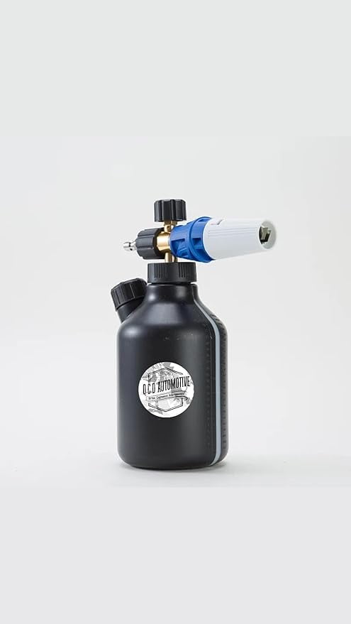 O.C.D AUTOMOTIVE Foam Cannon | Unique Side Fill | Professional Pressure Washer Attachment (Up to 4500 PSI) - Optimal for Superior Car Cleaning, Blue, OCDFOAMCANNONV1