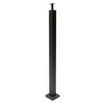 thumbnail image 3 of Adjustable Top Angle Line Post Top Mount Stainless Steel Black Finish Wood Concrete Level Deck Cable Railing Post 30°-drilled Stair Post 36"x2"x2", 3 of 21