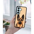 thumbnail image 5 of WIRESTER Shockproof Soft Rubber Cover Case for Samsung Galaxy S26+ / S26 Plus 6.7" 2026, Black Tan German Shepherd Dog On Sunset Background, 5 of 5
