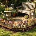 thumbnail image 6 of Garden Fence Panels | Pet Barrier and Landscape Edging for Outdoor Yard | Rustproof Metal Animal Fence for Dogs, Cats, and Garden Beds | 1 Pack, 6 of 6