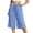 Blue*, variant on RUTAYY Women's Pants Casual Wide Leg Solid Color Cropped Bottoms Comfortable Loose Fit Fashion Relaxed Ankle Length Everyday Wear with Drawstring Vacation Travel Trousers