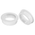 thumbnail image 1 of Uxcell 2-Pack 2.22 Pulgadas Diámetro del Agujero, 1.73 Pulgadas ID Grommets de Caucho de Silicona para Cableado, Tapones de Agujero, Escritorio, Tubería de Agua, Hidropónico, Riego [Blanco], 1 of 1