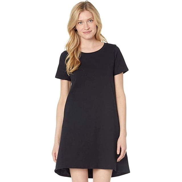Bobeau Robe Courte en Coton T-Shirt Noir Taille TP
