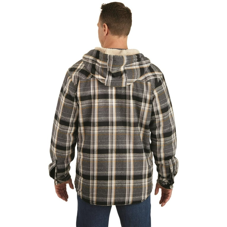 Fleece lined flannel shirt walmart cheap