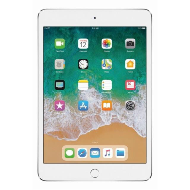 Apple iPad Mini 4 128GB Silver (Unlocked) Used B+ - Walmart.com