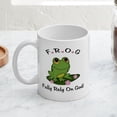 thumbnail image 4 of CafePress - FROG Fully Rely On God Mug - 11 oz Ceramic Mug - Novelty Coffee Tea Cup, 4 of 6