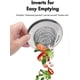 thumbnail image 2 of Revolutionary Sink Strainer/Patented Reversible Chain Mesh, Effortless Cleaning & Debris Catcher, Large Capacity, No Clog, 304 Stainless Steel & Rust-, 2 of 4