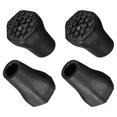 thumbnail image 1 of Unique Bargains Climbing Ski Cane Protectors Replacement Accessories Trekking Pole Tips 4 Pack, 1 of 5