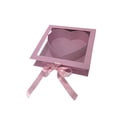 thumbnail image 3 of Caja de regalo con forma de corazón y flores para Valentín, con tapa transparente, creativa, elegante, romántica y rellenable, ideal para regalar Rosa, 3 of 8