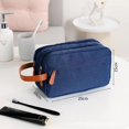 thumbnail image 1 of Neceser para hombre, de gran capacidad, con compartimentos de tela Oxford para viajes, bolsa de almacenamiento multifuncional para cosméticos, 1 of 5