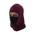 thumbnail image 1 of Máscara Facial Todo Incluido de Bargains Únicos Poliéster Panal Mantener Caliente Transpirable Rojo Vino 1 Pcs, 1 of 6