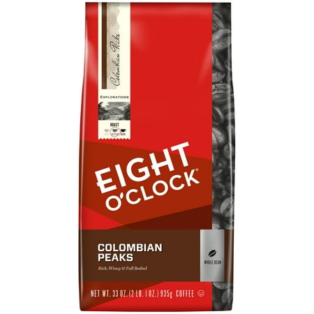 Eight O'Clock ® 100% Colombian Peaks Whole Bean Coffee 33 oz. Bag