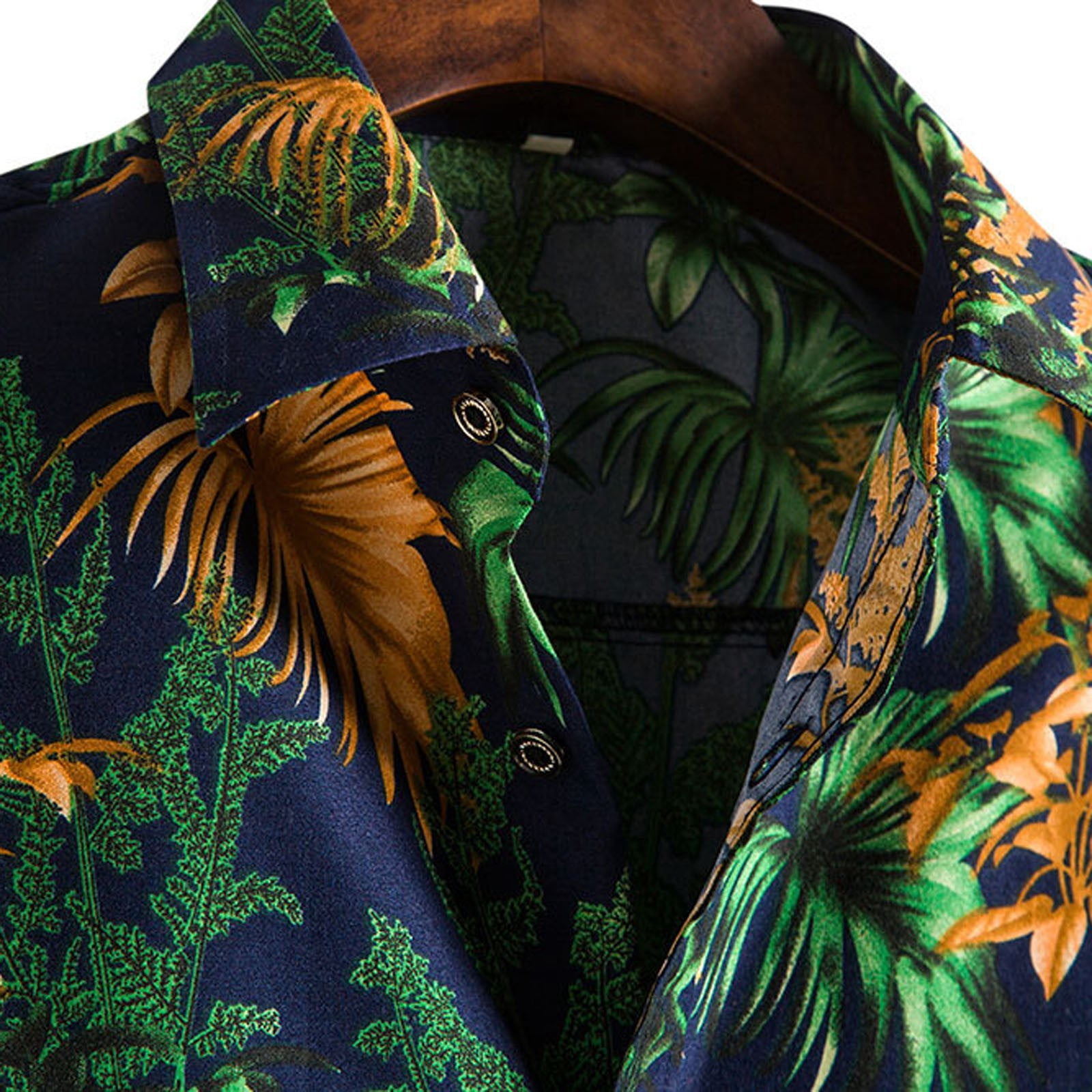 Chemise Dashiki Africaine Homme Manches Courtes - Imprimé Floral Ankara - Style été, Plage, Vacances - 100% Polyester