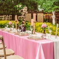 thumbnail image 6 of 4 Packs Pink Satin Tablecloth 102 x 58 Inch Overlay Satin Table Cover Rectangle Bright Silk Tablecloth Smooth Fabric Table Decoration for Wedding Banquet Party Events, 6 of 7