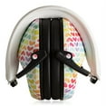 thumbnail image 3 of Muted Designer Hearing Protection for Infants & Kids - Adjustable Children's Ear Muffs from Toddler to Teen - Rainbow Hearts, 3 of 3