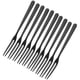 thumbnail image 1 of unbranded 10Ud Picks De Metal Inoxidable Negro Con Sin Bordes Para Eventos, 1 of 7