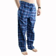 Comfy Lifestyle Men's Plaid Fleece Soft Warm Pajama Pants Lounge Bottoms Sleepwear