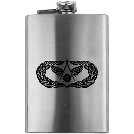 

Civil Engineer Badge Air Force Veteran 8oz. Flask