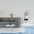 thumbnail image 2 of Figura De Resina De Astronauta Caballero Nórdico, Escultura De Arte Abstracto, Adorno Moderno Punk Para Escritorio, Armario, Mesa De Oficina, Centro De Mesa, Entrada, Estante, Regalo De, 2 of 8