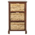 thumbnail image 7 of Safavieh HALLE 3 WICKER BASKET STORAGE SIDE TABLE, AMH5738C, 7 of 7