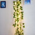 thumbnail image 4 of NORBI Artificial Plants String Lights Leaf Faux Leaves Greenery Artificial Garland Hanging Plant Lights for Bedroom Garden Party Wall Room Decor, 4 of 7