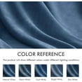 thumbnail image 5 of Royoliving Soft Fleece Blanket Queen Size Sapphire Blue 400GSM Thick Flannel Blanket for Couch Sofa Bed Warm Heavyweight Blanket (90x90 Inches), 5 of 7