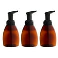 thumbnail image 4 of Amber PET BPA Free Plastic Refillable Travel Foamer Pump Bottle 250 ml / 8.3 oz, 4 of 4