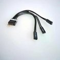 thumbnail image 3 of Motherboard Extension Power SW HDD LED + - Cable Double 6Pin Start Switch Cable Male Female Jumper Non-intel Front Panel Header, 3 of 5