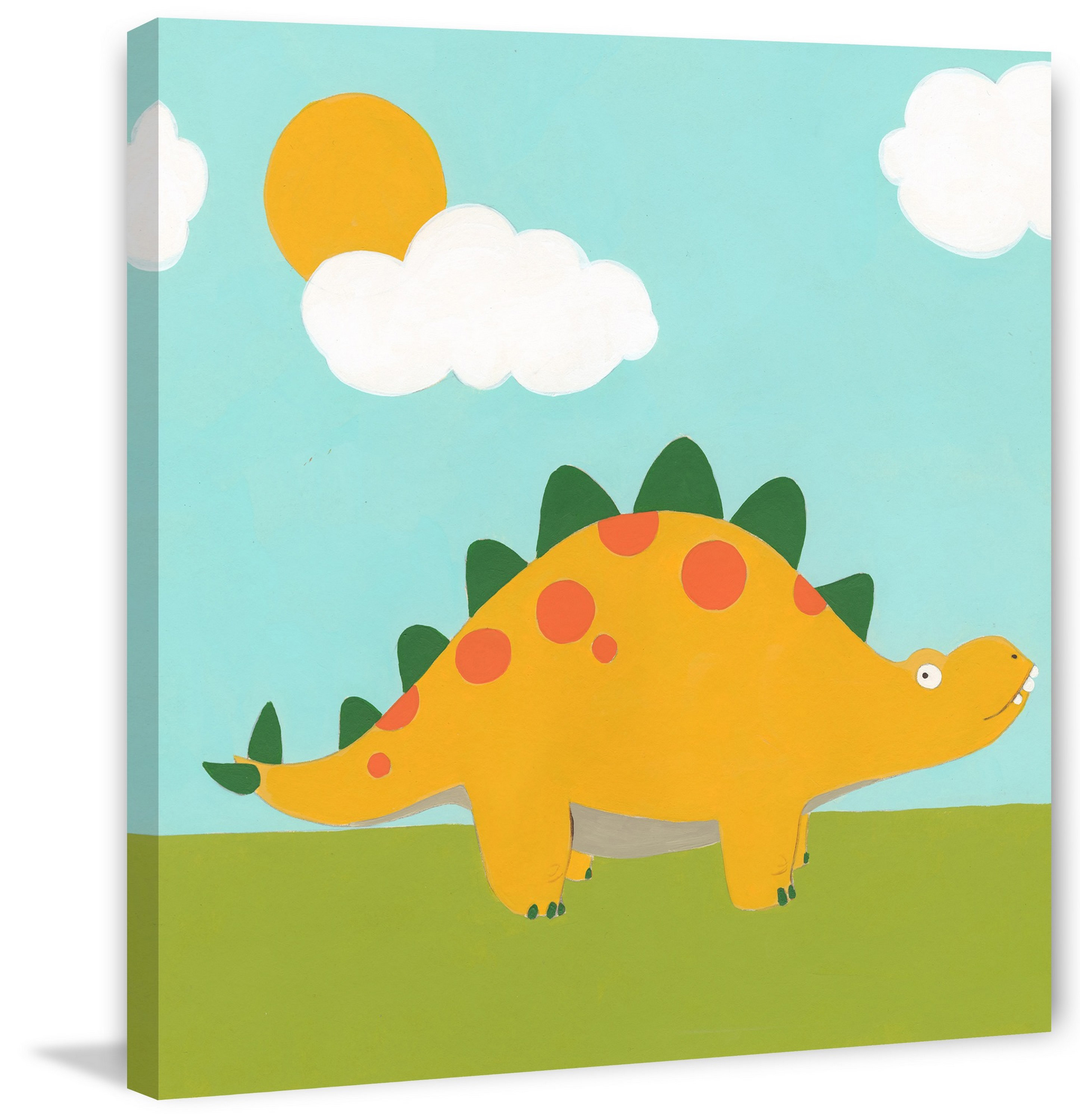 Marmont Hill Playtime Dino II Canvas Wall Art