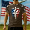 thumbnail image 3 of USA 250th Anniversary Men's Patriotic 250 Years 1776-2026 Independence Day Graphic Shirt, 3 of 5