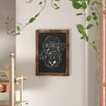 thumbnail image 2 of Flash Furniture Canterbury 18" x 24" Torched Wood Wall Mount Magnetic Chalkboard Sign with Eraser, Hanging Wall Chalkboard Memo Board for Home, School, or Business, 2 of 12
