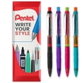 thumbnail image 1 of Pentel Q-Erase Mechanical Pencil - 0.5mm HB - Black, Violet, Pink, Blue Barrels - 4 Pack, 1 of 6