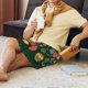 thumbnail image 5 of Balery Christmas Pantalones cortos de pijama de punto de algodón para hombre con cinturilla y bolsillos-Medium, 5 of 6