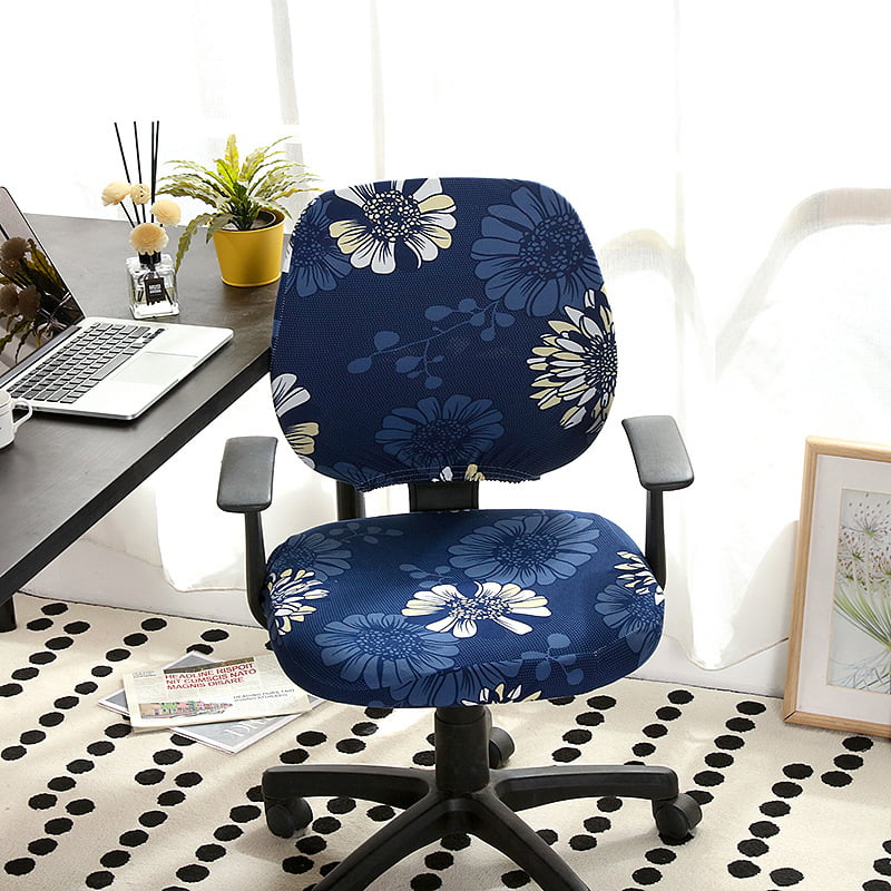 Fashion Computer Office Chair Cover Universal Chair Stretch Rotating Slipcovers 