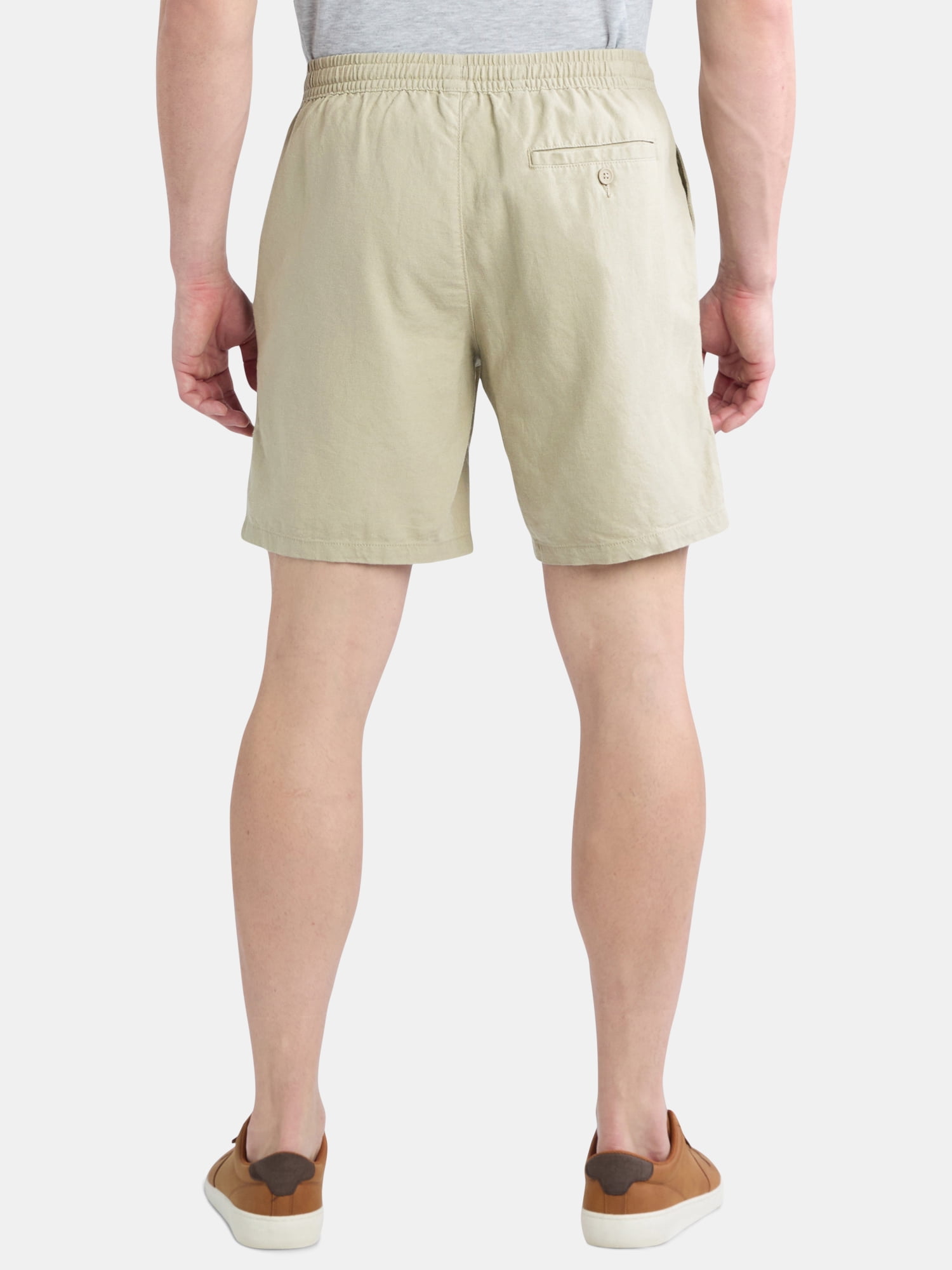 George Men's and Big Men's Linen Shorts