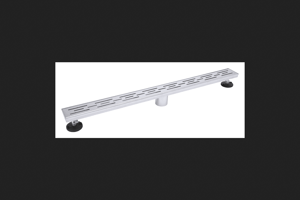 B & K 24 in. L Brushed Nickel Linear Shower Drain